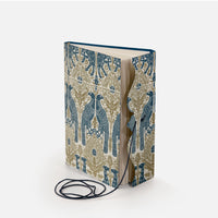 Taccuino con laccio pagine a righe<br>Copertina rigida - Xilografato