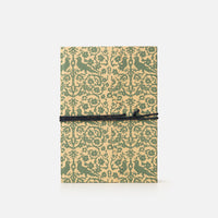 Taccuino con laccio pagine a righe<br>Copertina rigida - Xilografato