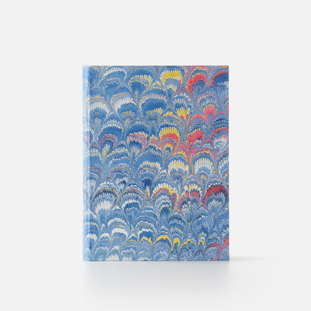 Taccuino pagine bianche<br>Copertina rigida - Collezione Pavoni
