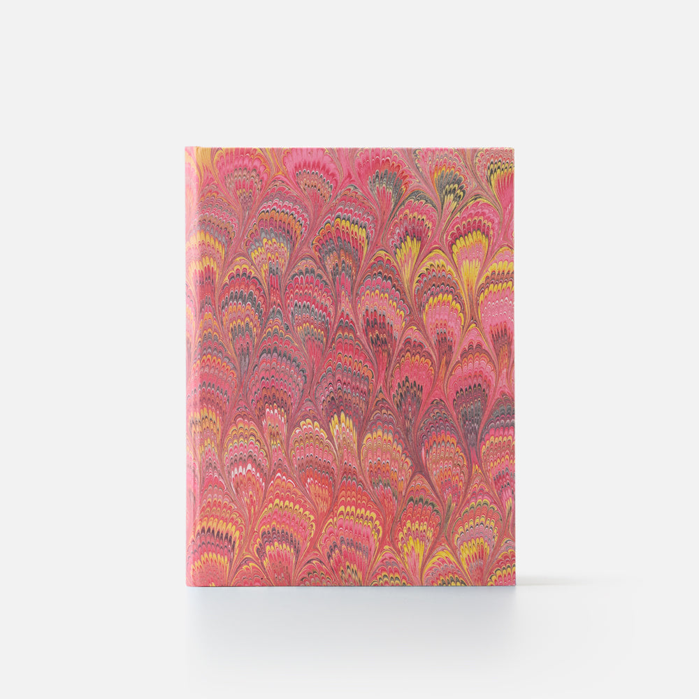 Taccuino pagine bianche<br>Copertina rigida - Collezione Pavoni