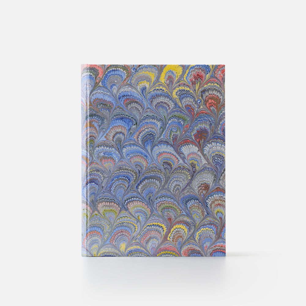 Taccuino pagine bianche<br>Copertina rigida - Collezione Pavoni