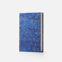 Taccuino pagine bianche<br>Copertina rigida - Collezione Pavoni