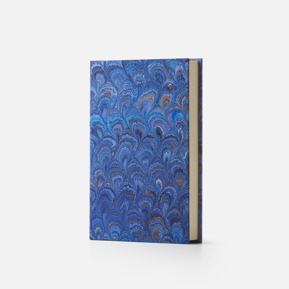 Taccuino pagine bianche<br>Copertina rigida - Collezione Pavoni