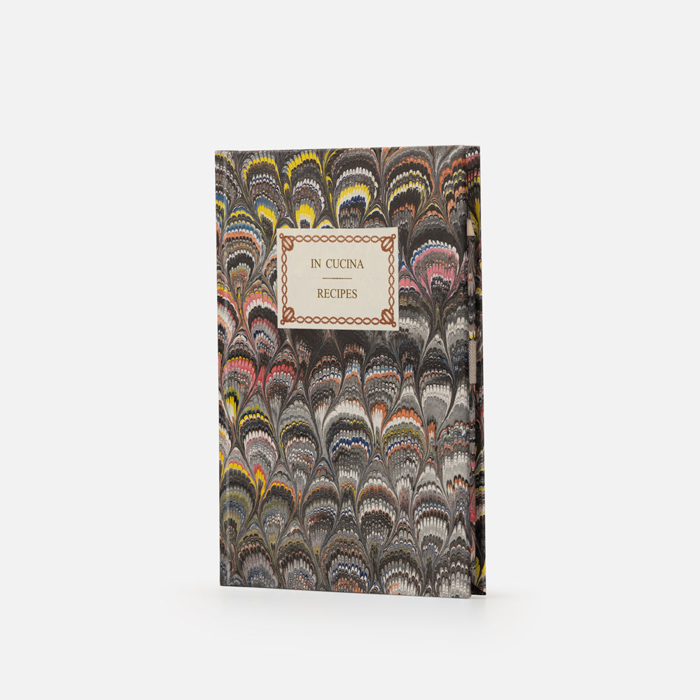 Taccuino Ricette<br>Copertina rigida - Collezione “Pavoni”
