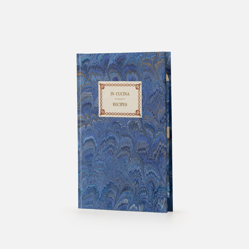 Taccuino Ricette<br>Copertina rigida - Collezione “Pavoni”