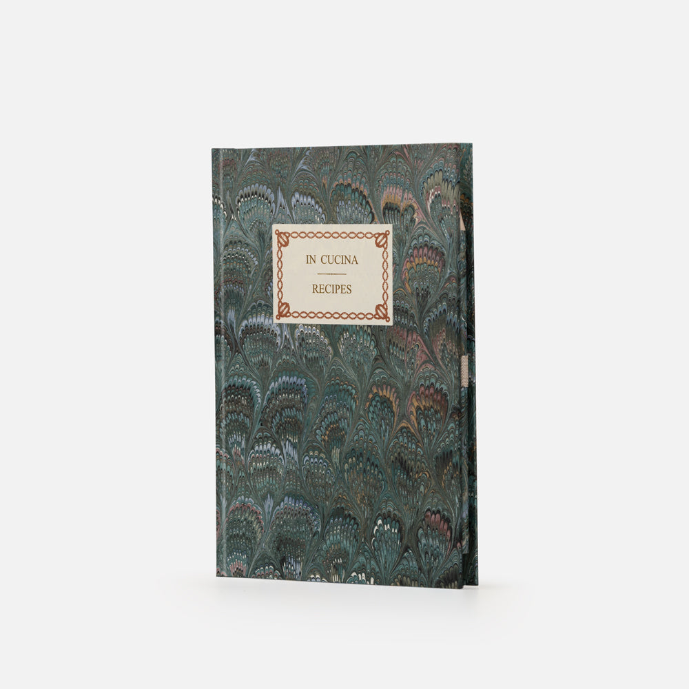 Taccuino Ricette<br>Copertina rigida - Collezione “Pavoni”