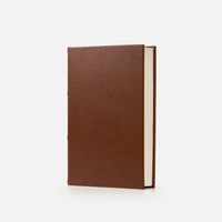 Taccuino pagine bianche<br>Copertina rigida - Pelle Marrone