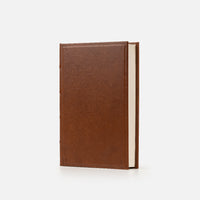 Taccuino pagine bianche<br>Copertina rigida - Pelle Marrone