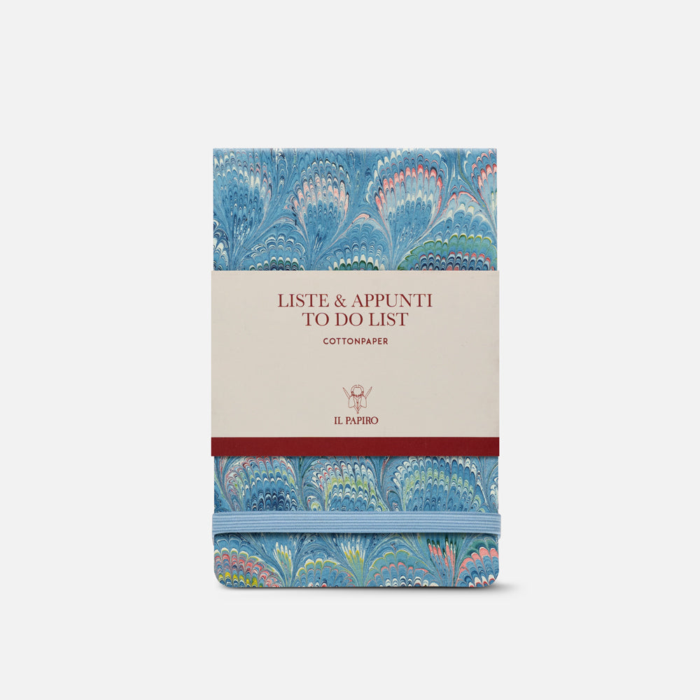 Cottonpaper to do list pad with elastic - Peacocks