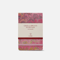 Cottonpaper to do list pad with elastic - Peacocks