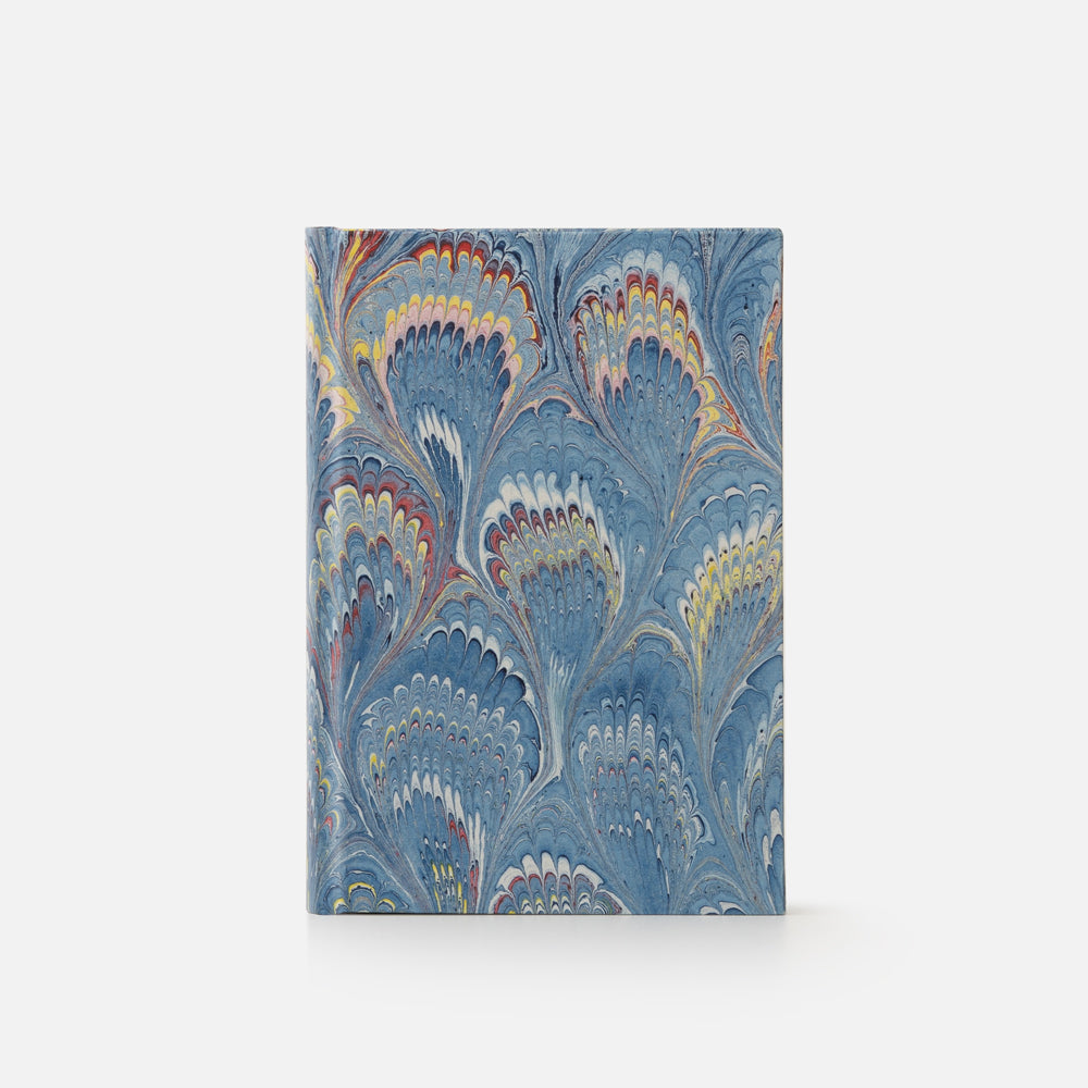 Taccuino pagine bianche<br>Copertina rigida - Collezione Pavoni