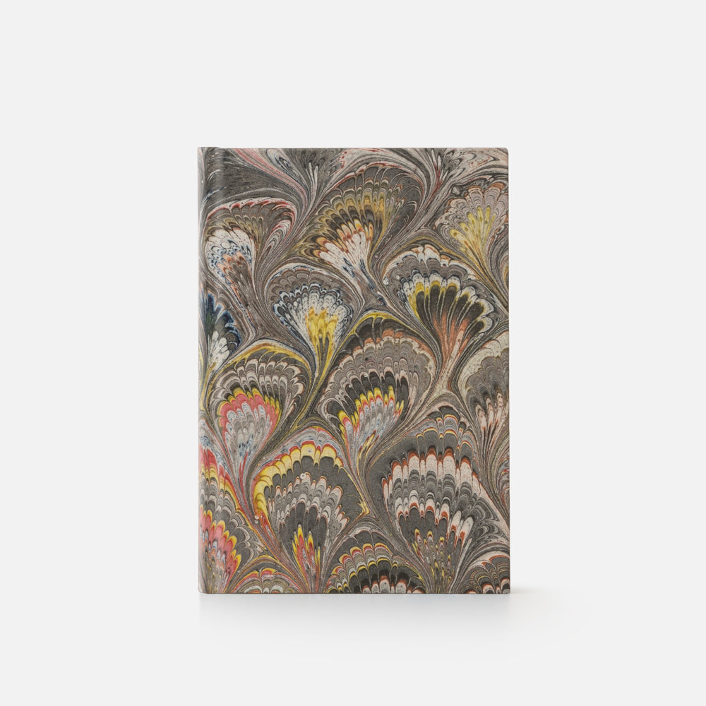 Taccuino pagine bianche<br>Copertina rigida - Collezione Pavoni
