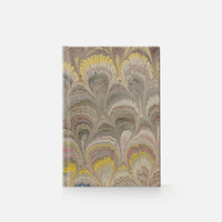 Taccuino pagine bianche<br>Copertina rigida - Collezione Pavoni