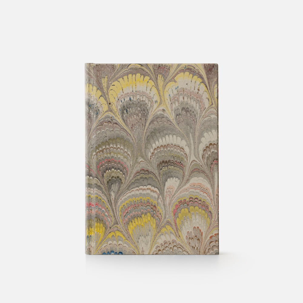 Taccuino pagine bianche<br>Copertina rigida - Collezione Pavoni