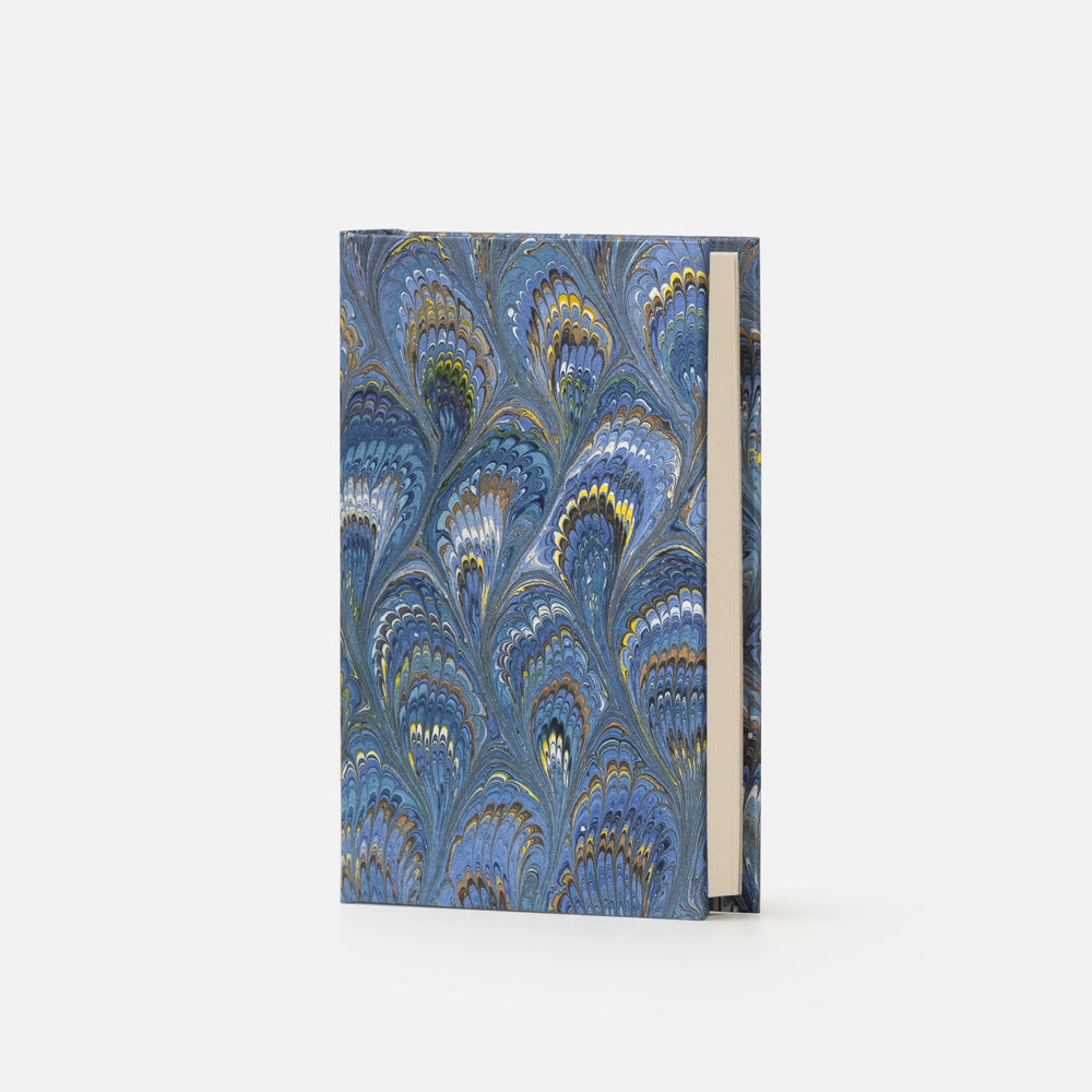Taccuino pagine bianche<br>Copertina rigida - Collezione Pavoni