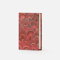 Taccuino pagine bianche<br>Copertina rigida - Collezione Pavoni