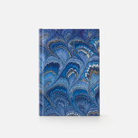 Taccuino pagine bianche<br>Copertina rigida - Collezione Pavoni