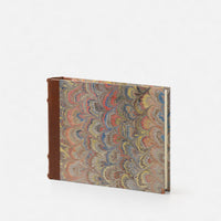 Album foto con dorso in pelle<br>Copertina rigida - Collezione Pavoni