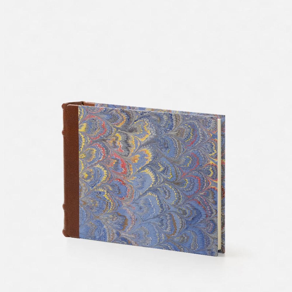 Album foto con dorso in pelle<br>Copertina rigida - Collezione Pavoni