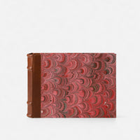 Album foto con dorso in pelle<br>Copertina rigida - Collezione Pavoni