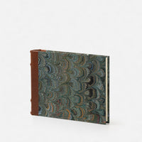 Album foto con dorso in pelle<br>Copertina rigida - Collezione Pavoni