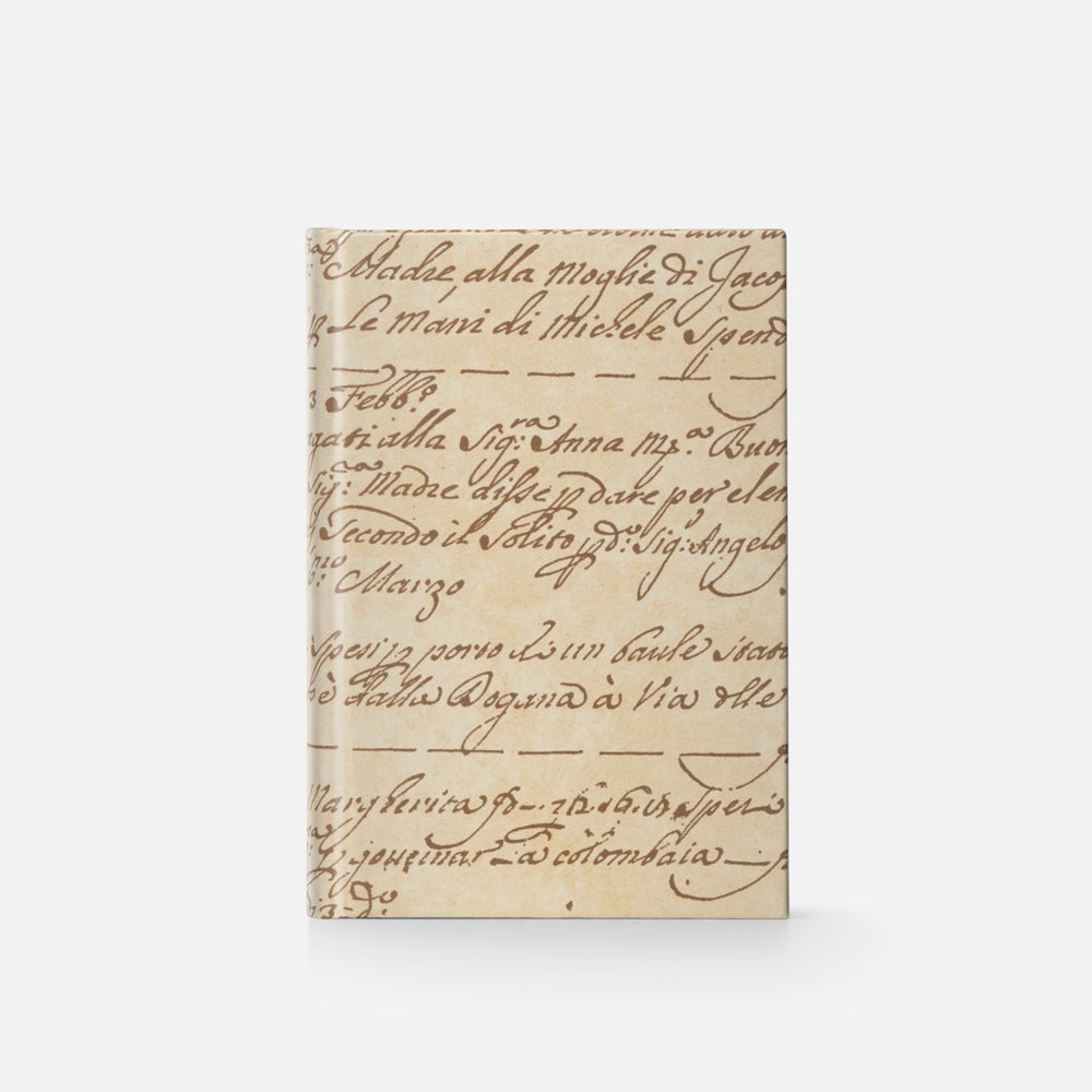 Taccuino con copertina rigida e pagine bianche - Carta litografata