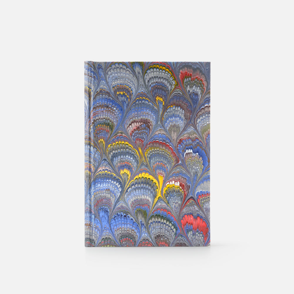 Taccuino pagine bianche<br>Copertina rigida - Collezione Pavoni