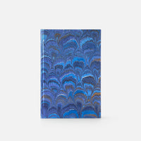 Taccuino pagine bianche<br>Copertina rigida - Collezione Pavoni
