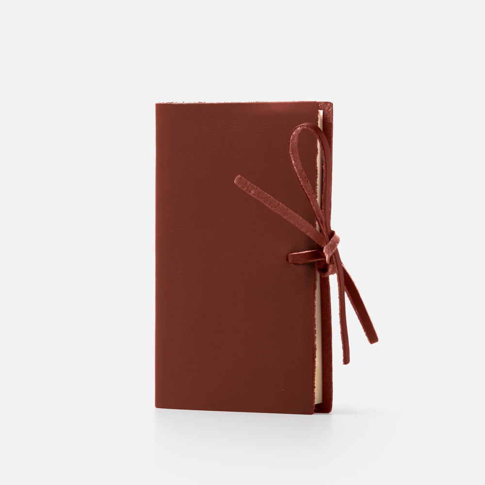 Taccuino pagine bianche<br>Copertina morbida - Collezione pelle