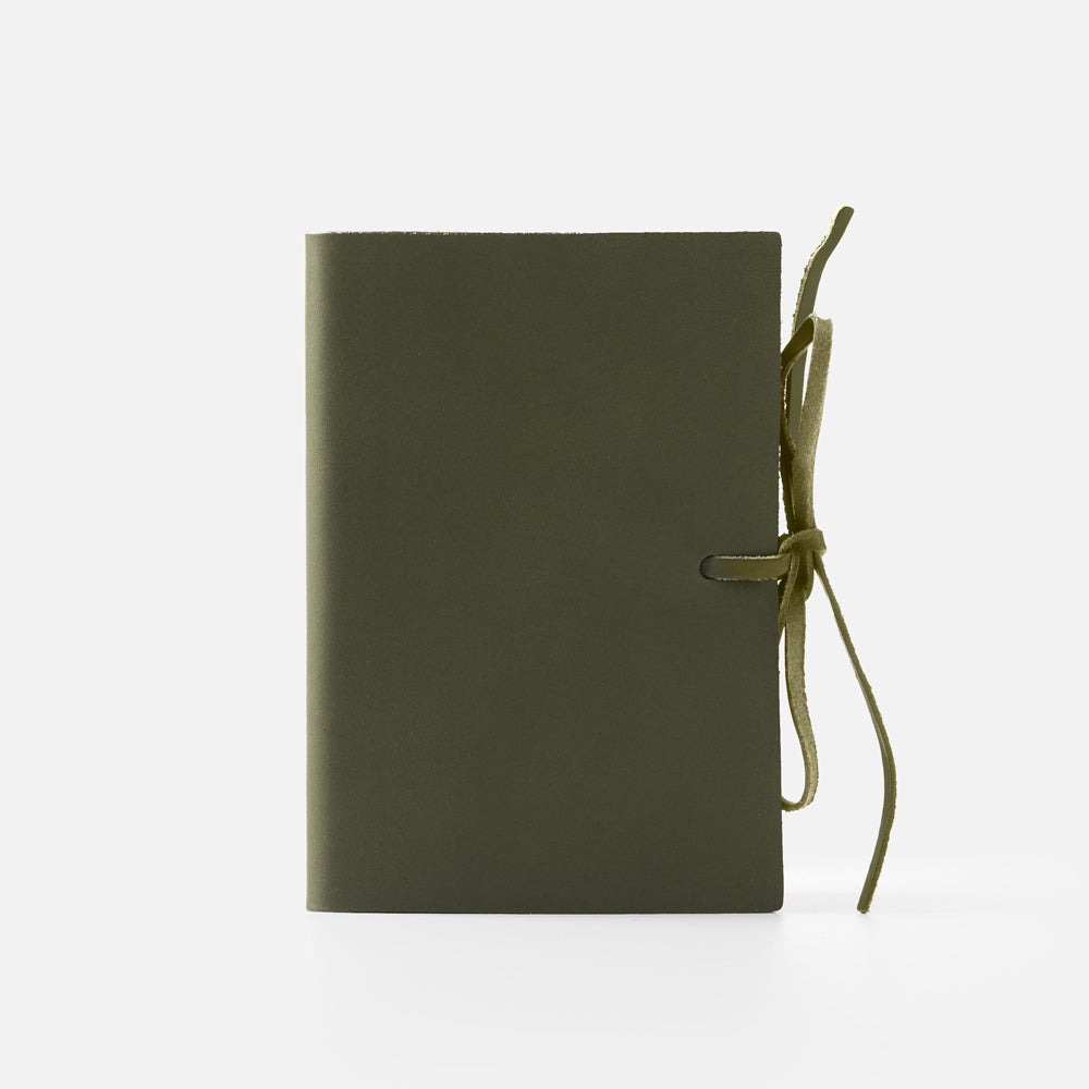 Taccuino pagine bianche<br>Copertina morbida - Collezione pelle