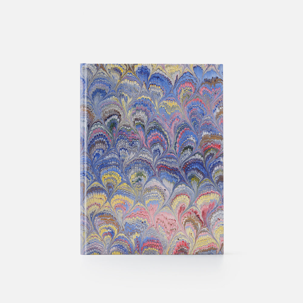 Taccuino pagine bianche<br>Copertina rigida - Collezione Pavoni