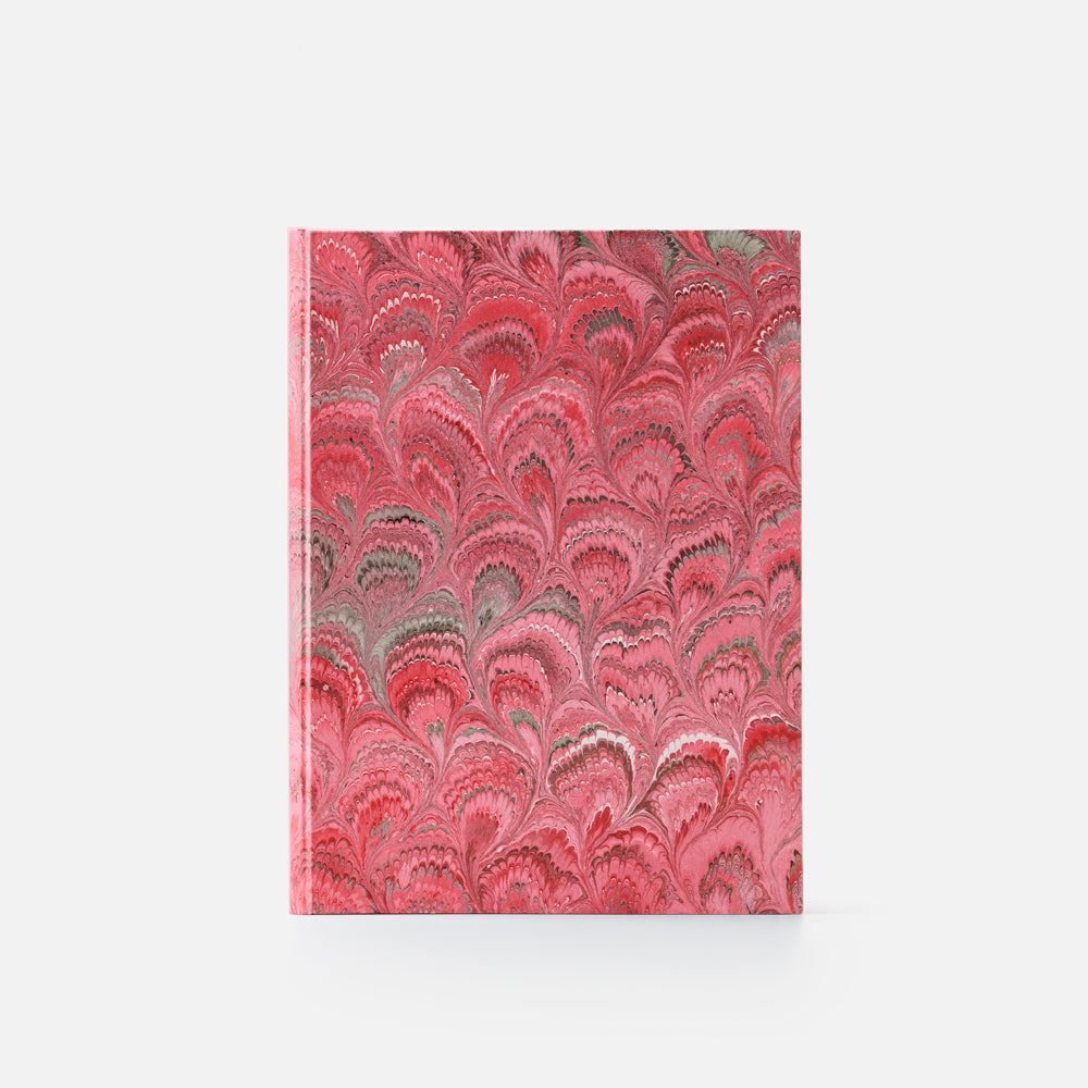Taccuino pagine bianche<br>Copertina rigida - Collezione Pavoni