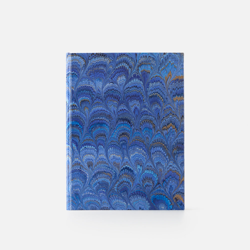 Taccuino pagine bianche<br>Copertina rigida - Collezione Pavoni