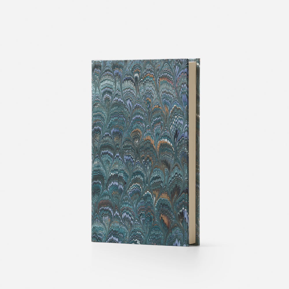 Taccuino pagine bianche<br>Copertina rigida - Collezione Pavoni