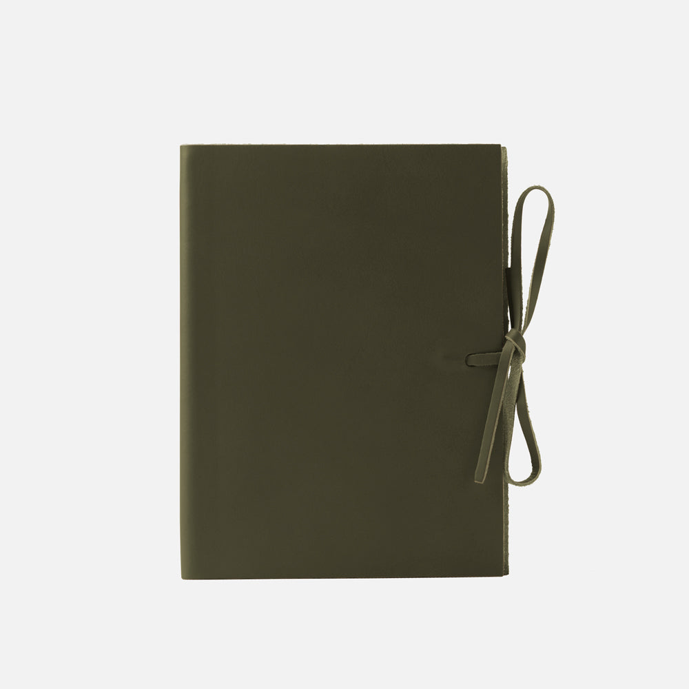 Taccuino pagine bianche<br>Copertina morbida - Collezione pelle