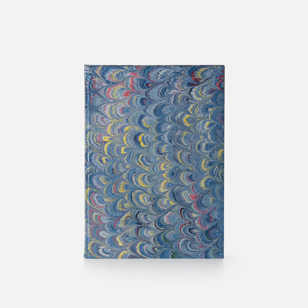 Taccuino pagine bianche<br>Copertina rigida - Collezione Pavoni