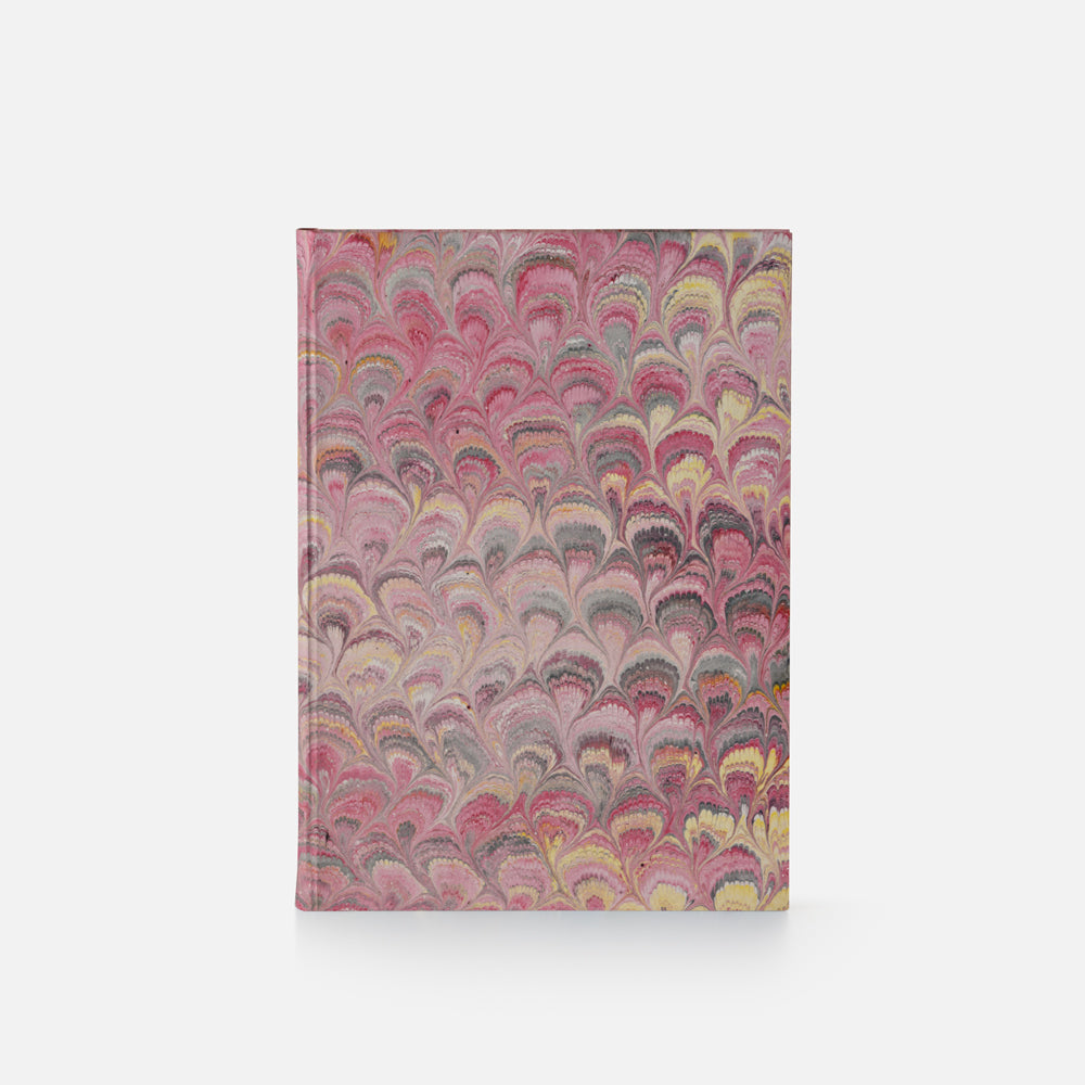 Taccuino pagine bianche<br>Copertina rigida - Collezione Pavoni