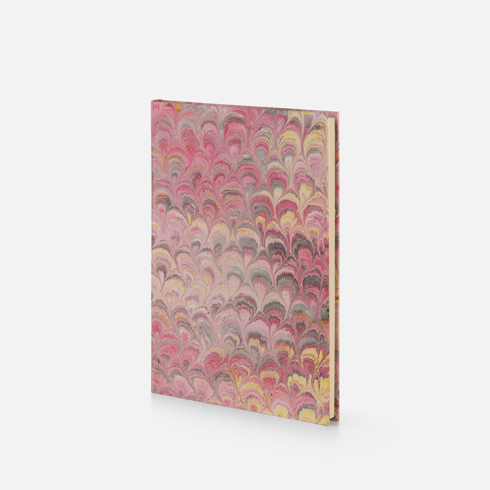 Taccuino pagine bianche<br>Copertina rigida - Collezione Pavoni