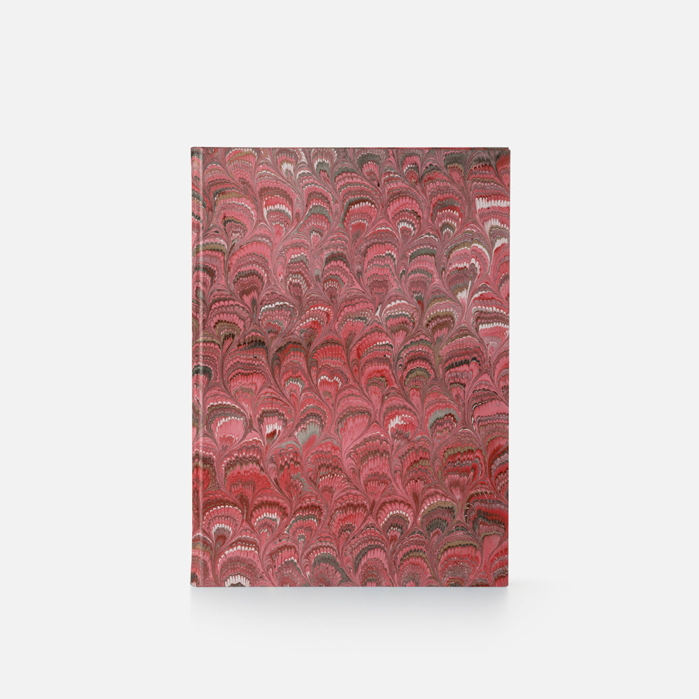Taccuino pagine bianche<br>Copertina rigida - Collezione Pavoni
