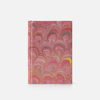 Taccuino pagine a righe<br>Copertina rigida - Collezione Pavoni