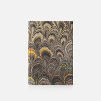 Taccuino pagine a righe<br>Copertina rigida - Collezione Pavoni