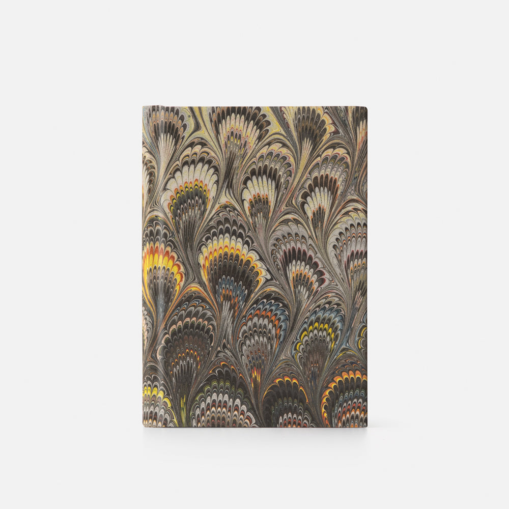 Taccuino pagine a righe<br>Copertina rigida - Collezione Pavoni
