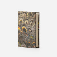 Taccuino pagine a righe<br>Copertina rigida - Collezione Pavoni