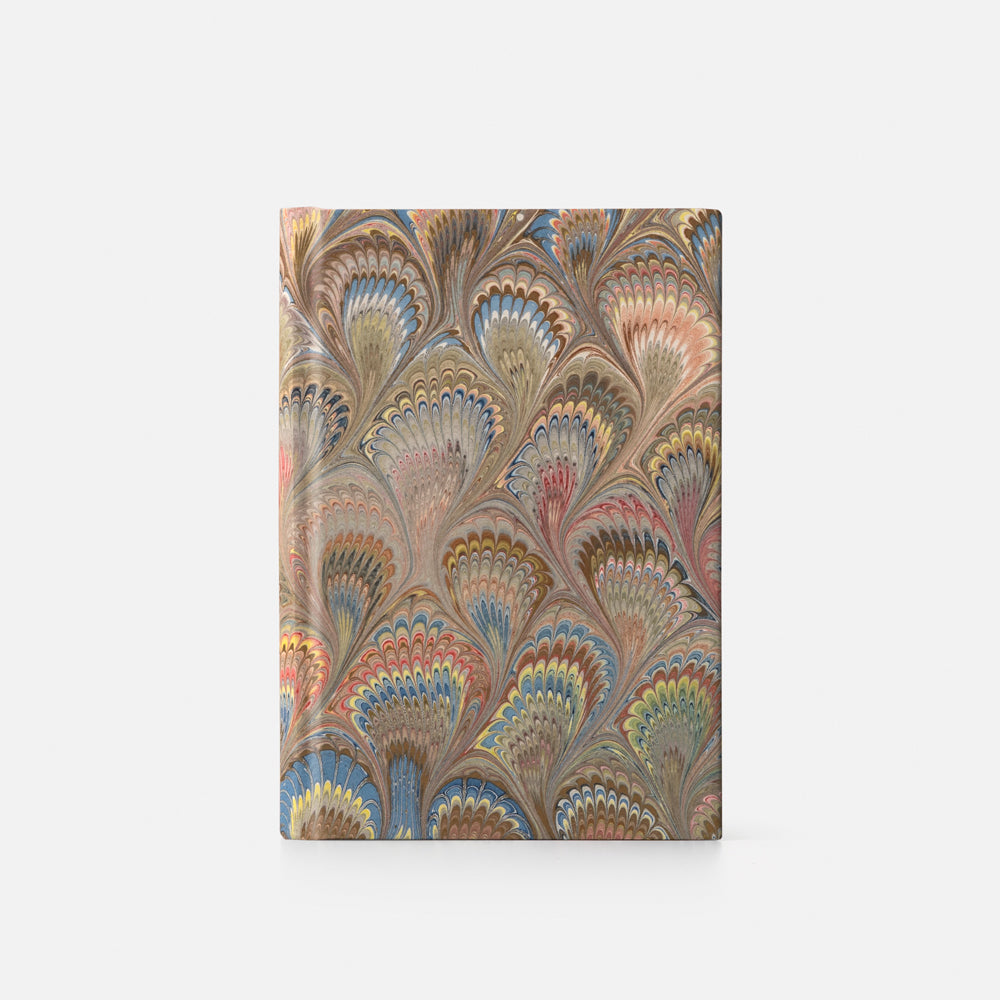 Taccuino pagine a righe<br>Copertina rigida - Collezione Pavoni