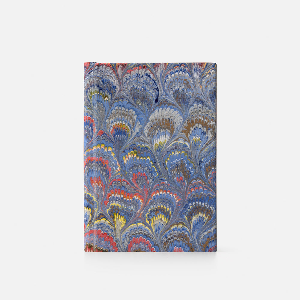 Taccuino pagine a righe<br>Copertina rigida - Collezione Pavoni