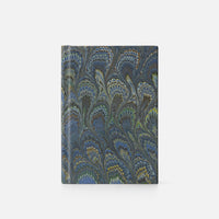 Taccuino pagine a righe<br>Copertina rigida - Collezione Pavoni