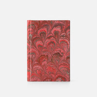Taccuino pagine a righe<br>Copertina rigida - Collezione Pavoni