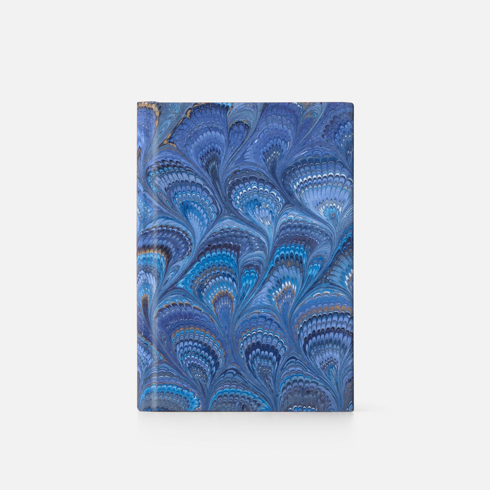 Taccuino pagine a righe<br>Copertina rigida - Collezione Pavoni