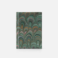 Taccuino pagine a righe<br>Copertina rigida - Collezione Pavoni