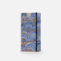 Taccuino pagine a righe con elastico<br>Copertina rigida - Collezione Pavoni